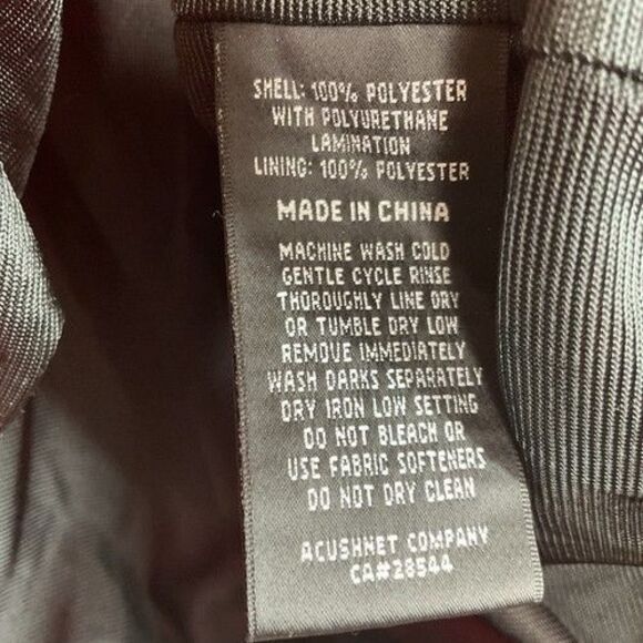 FootJoy DryJoys Red Short Sleeve 1/2 Zip Rain Windbreaker Jacket Men Size Large - Picture 3 of 11